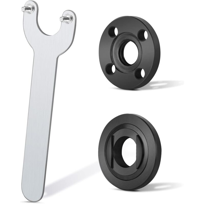 foto del prodotto gotrays chiave per smerigliatrice angolare chiave di bloccaggio in metallo compatibile milwaukee ma kita 193465 4 bo sch black decker ryobi 4,5 