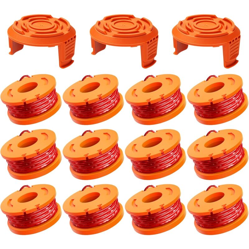 foto del prodotto gotrays confezione da 12 bobine di filo per decespugliatore da 3 m wa0004.1 wa0010 bobina di filo per decespugliatore 1,65 mm, 12 fili per