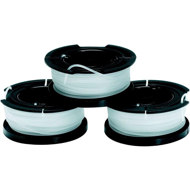 foto del prodotto gotrays confezione da 3 bobine di ricambio per decespugliatori bobina auto srotolante reflex plus 3 x 11 m di filo di nylon trasparente e