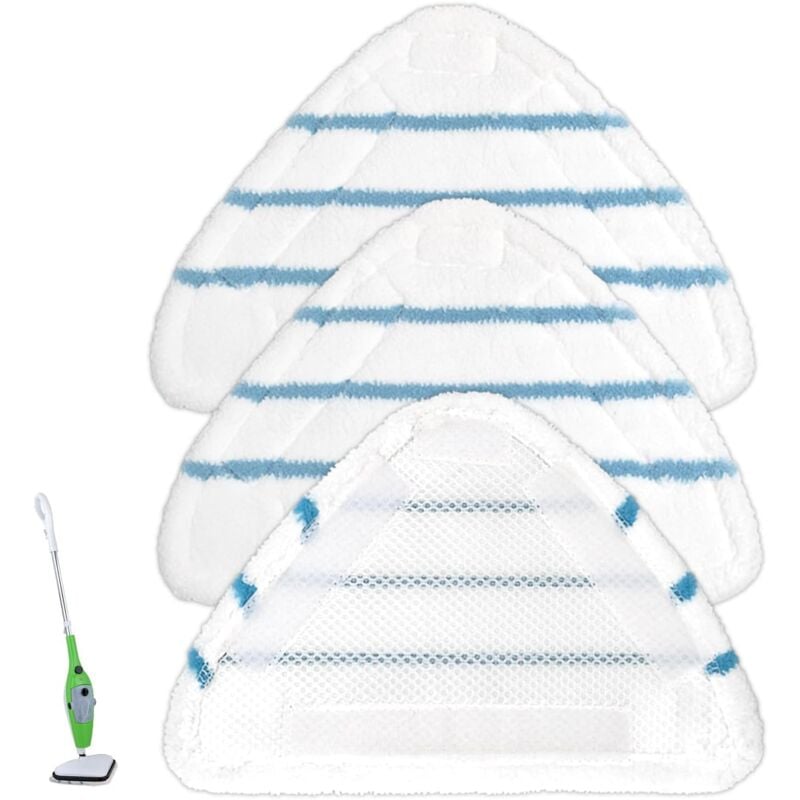 foto del prodotto gotrays confezione da 3 panni di ricambio per pavimenti steam mop compatibili con pulitori a vapore adatti a tutti i tipi di pavimenti in