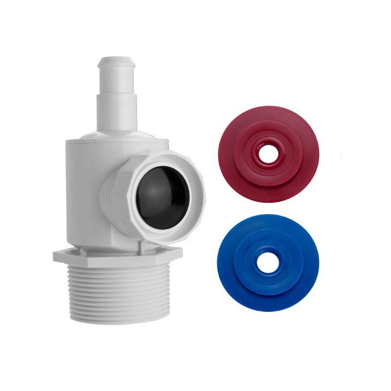 foto del prodotto gotrays d29 e 9 100 9002 e 6 500 00 connettore uwf compatibile con polaris zodiac 380, 280, 180 parte di ricambio per pulitore per piscina