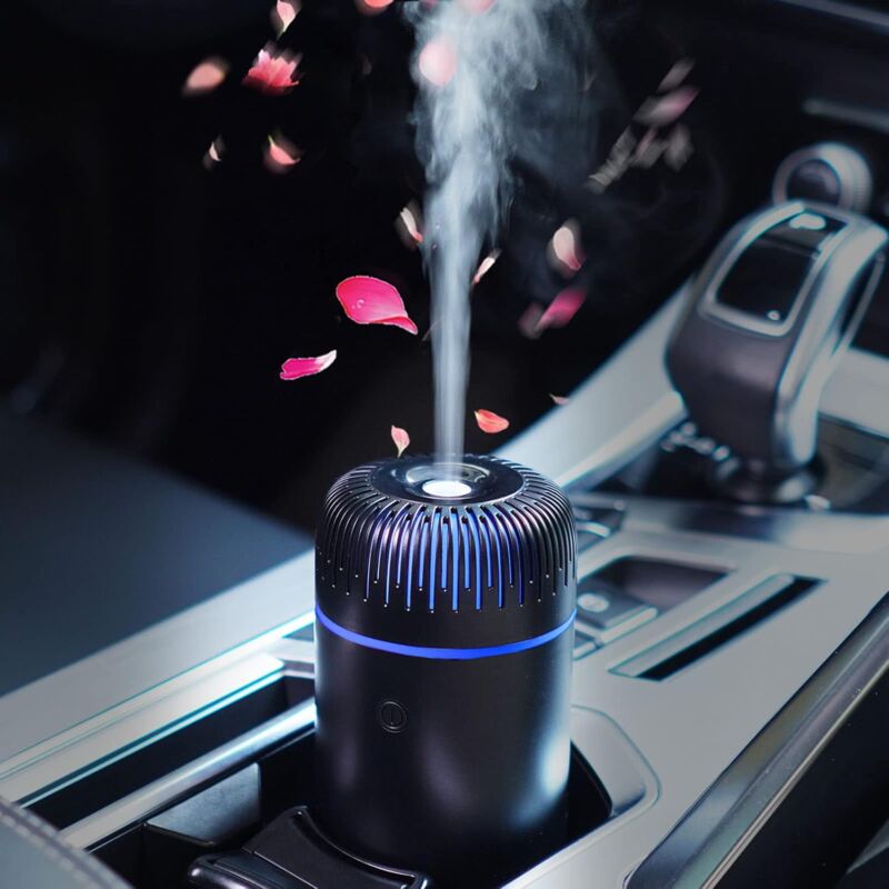 foto del prodotto gotrays diffusore per auto, umidificatore, aromaterapia, diffusore di oli essenziali, usb, nebbia fredda, mini diffusore portatile per auto, casa,
