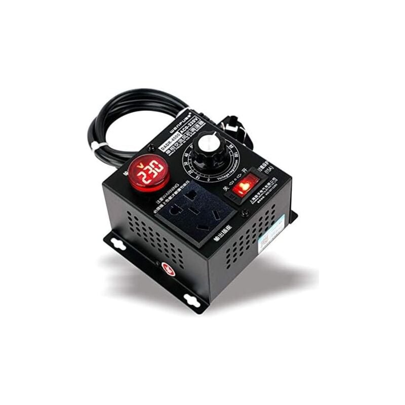 foto del prodotto gotrays dimmer, ac 220v 9a 4000w scr regolatore di tensione motore ventilatore regolatore di velocit dimmer