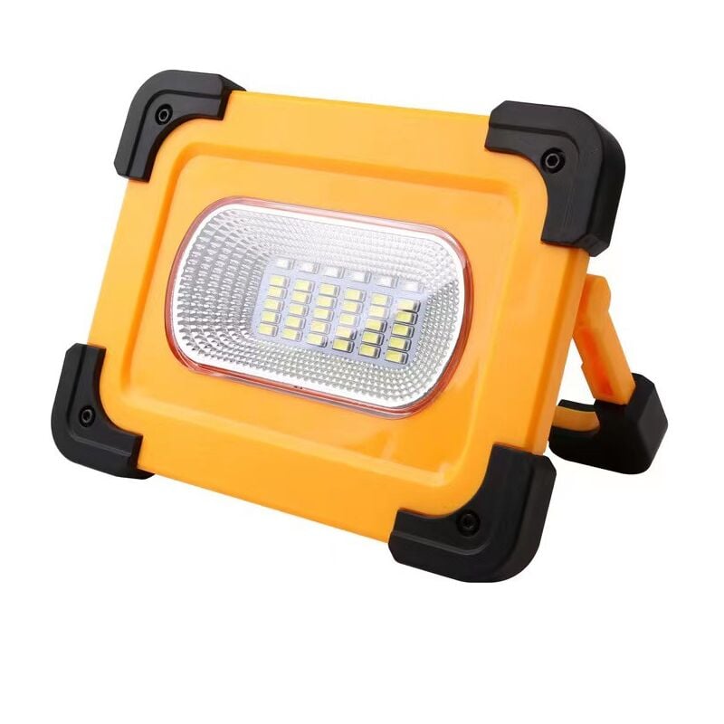foto del prodotto gotrays faro led ricaricabile, faro led da cantiere a 4 modalit da 60 w, luce da lavoro portatile con batteria ricaricabile e pannello solare,