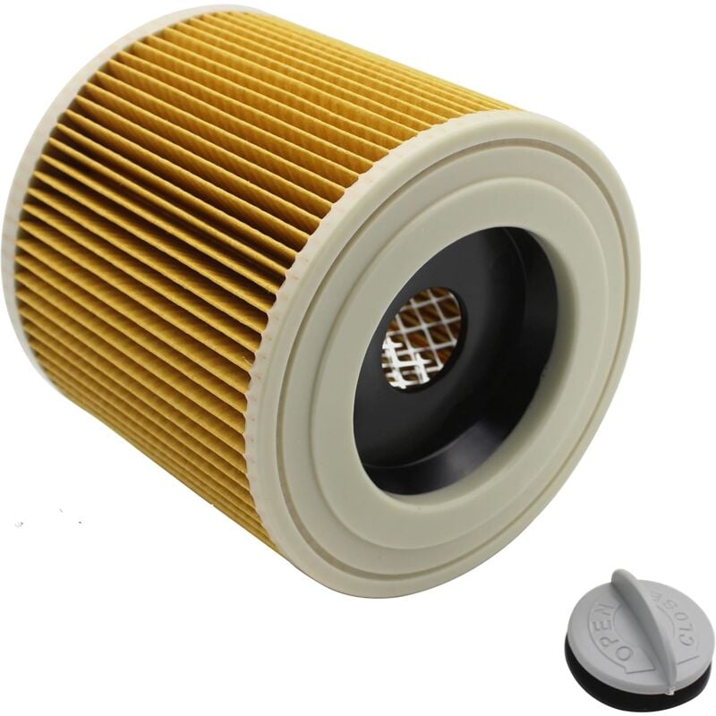 foto del prodotto gotrays filtro a cartuccia con staffa in acciaio compatibile con karcher serie wd wd2 wd3 wd3p a2004 mv2 mv3 filtri a cartuccia per aspirapolvere e