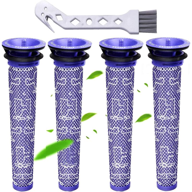 foto del prodotto gotrays filtro per dyson, filtri di ricambio per dyson dc58 dc59 dc61 dc62 dc74 v6 v7 v8, filtro per miscela di materiali standard, 4 confezioni
