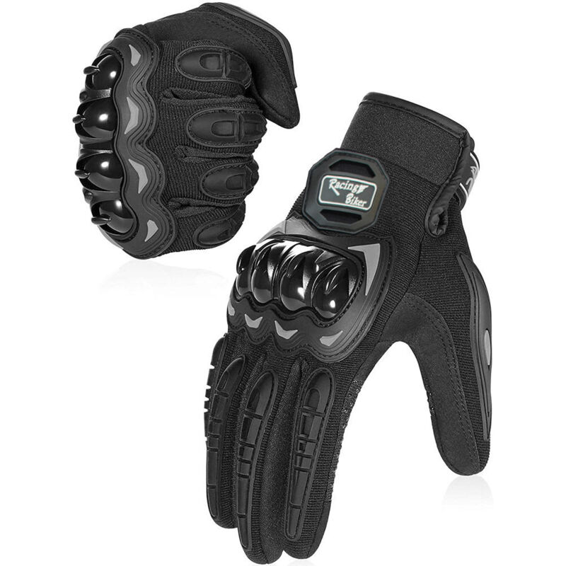 foto del prodotto gotrays guanti da moto, guanti touch screen a dita intere per corse motociclistiche, atv, arrampicata, caccia, motocross e altri sport all aria
