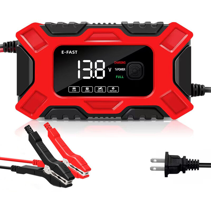 foto del prodotto gotrays il caricabatteria di mantenimento completamente automatico e intelligente per batterie per autoveicoli adatto per le automobili.