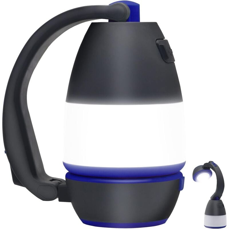 foto del prodotto gotrays in 1 luce da campeggio a quattro led e torcia portatile e lampada da scrivania 5 modalit luce da tenda ricaricabile power bank per faretto