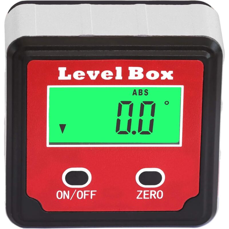 foto del prodotto gotrays inclinometro angolare digitale lcd impermeabile scatola angolare scatola smussata scatola di livello scatola angolare magneti incorporati