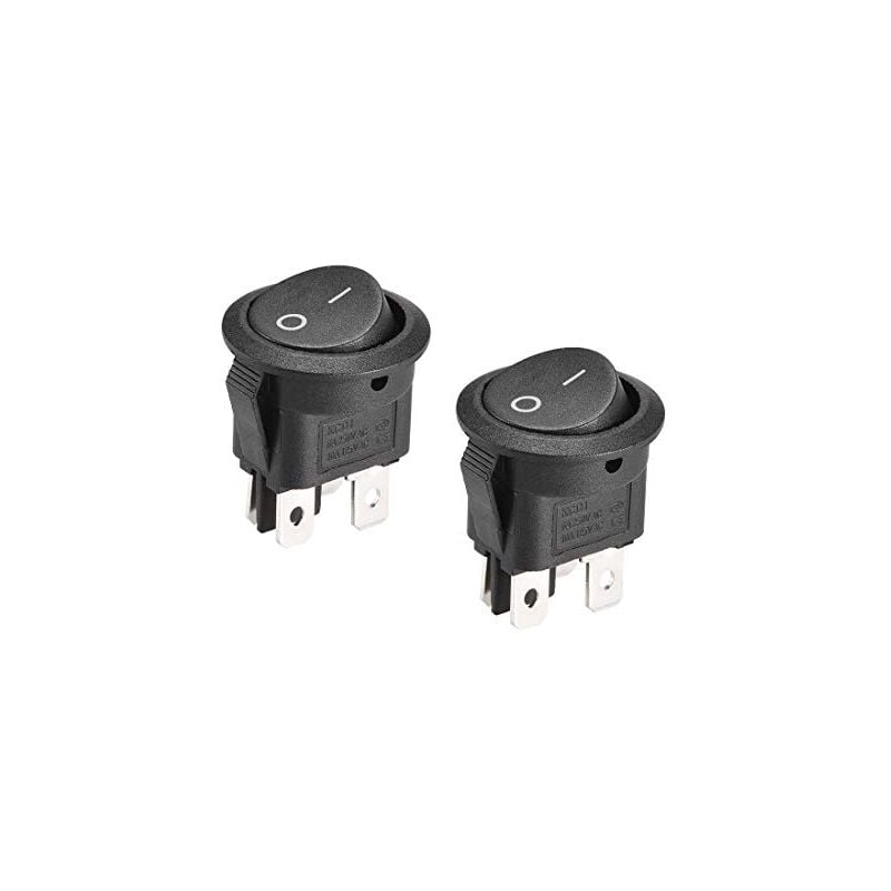 foto del prodotto gotrays interruttore a bilanciere per barca rotondo 4 pin on off ac 250 v 6 a 125 v 10 a 2 pezzi