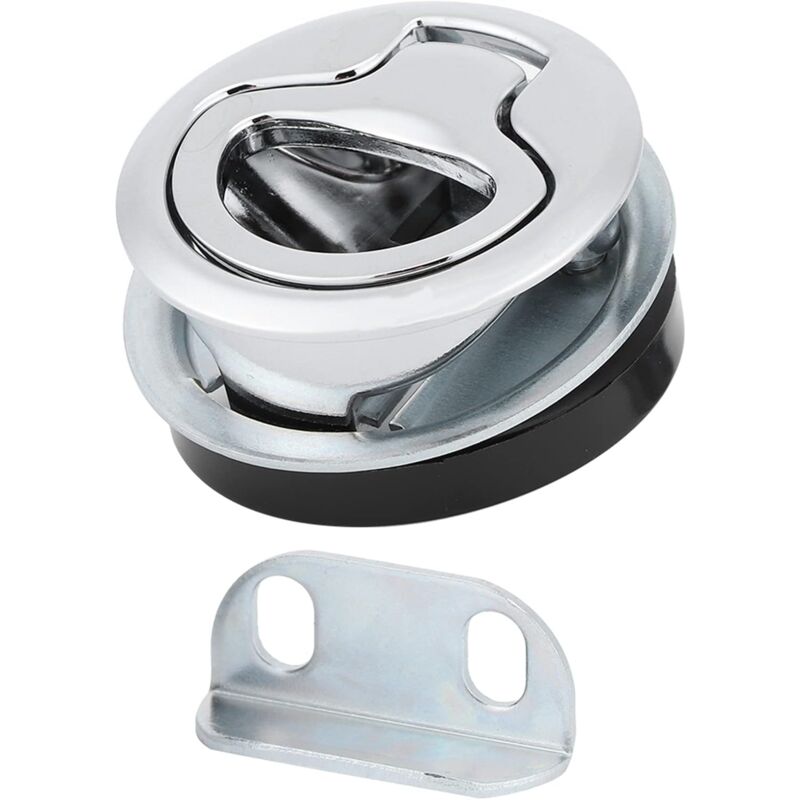 foto del prodotto gotrays jinyu marine in acciaio inox a filo pull hatch latch, maniglia del portello della barca rv toolbox door lock built in pull can lock