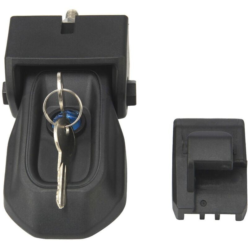foto del prodotto gotrays kit di sostituzione del blocco del cofano antifurto con chiavi per jeep wrangler jl 2018 2019 2020 nero 
