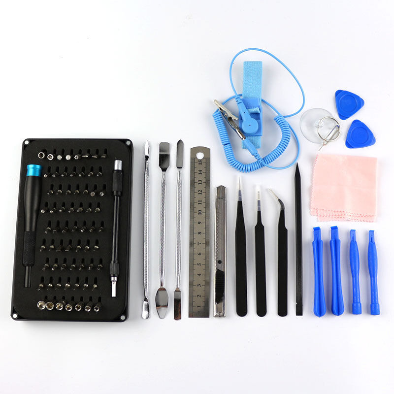 immagine 0 del prodotto gotrays kit di utensili pro tech 85 in 1, kit di utensili, utensili di apertura, cacciavite di precisione e 64 punte 4 mm , per riparazione di