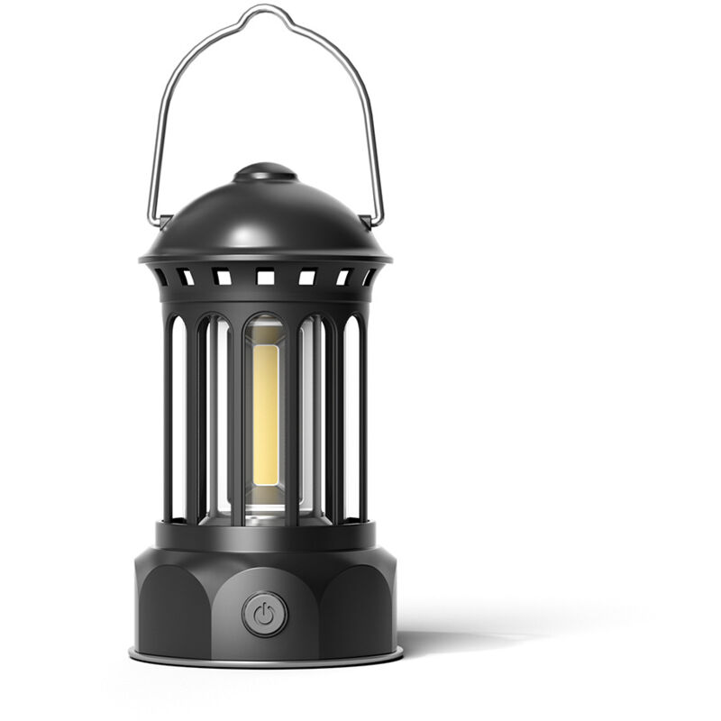 foto del prodotto gotrays lanterna da campeggio a led, lampada da campeggio retr alimentata a batteria, luce da campeggio impermeabile ipx4, luminosit regolabile,