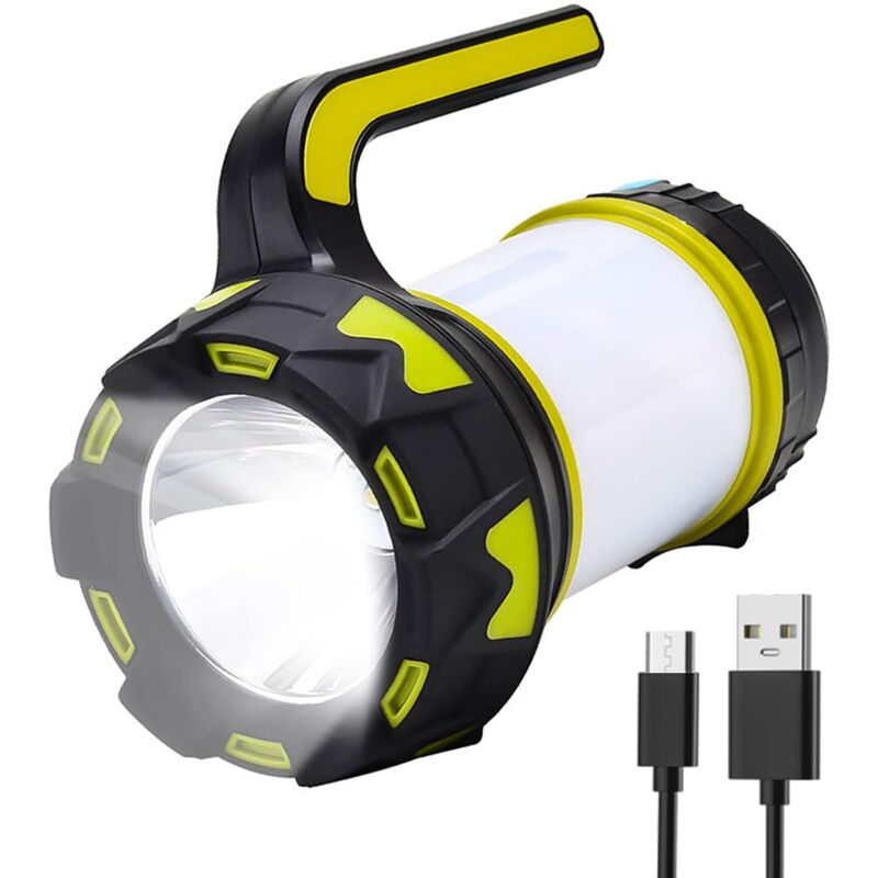 foto del prodotto gotrays lanterna da campeggio led ricaricabile multifunzione con 6 modalit di illuminazione torcia da campeggio leggera resistente all acqua per