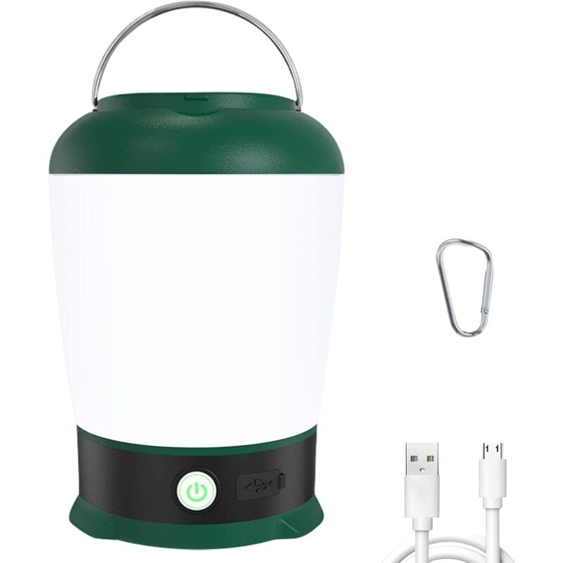 foto del prodotto gotrays lanterna da campeggio, luce da campeggio a led ricaricabile tramite usb portatile, illuminazione da campeggio impermeabile, 6 modalit ,