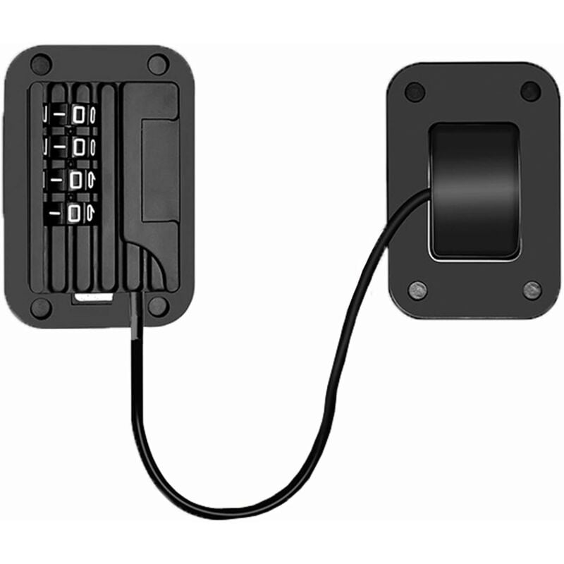 foto del prodotto gotrays lucchetto per frigorifero, 1 pezzo mini lucchetto per frigorifero con password digitali, adatto per armadi, cassetti, guardaroba, finestre