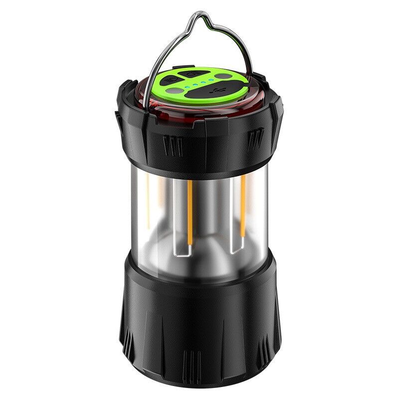 foto del prodotto gotrays luce da campeggio, lanterna da campeggio a led ricaricabile tramite usb, proiettore a batteria, 9 modalit di illuminazione, luce da