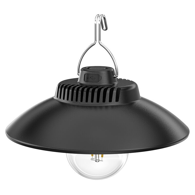 foto del prodotto gotrays luce da campeggio ricaricabile, lanterna da campeggio retr , luci da tenda con 2 modalit di illuminazione, lampada da tenda resistente