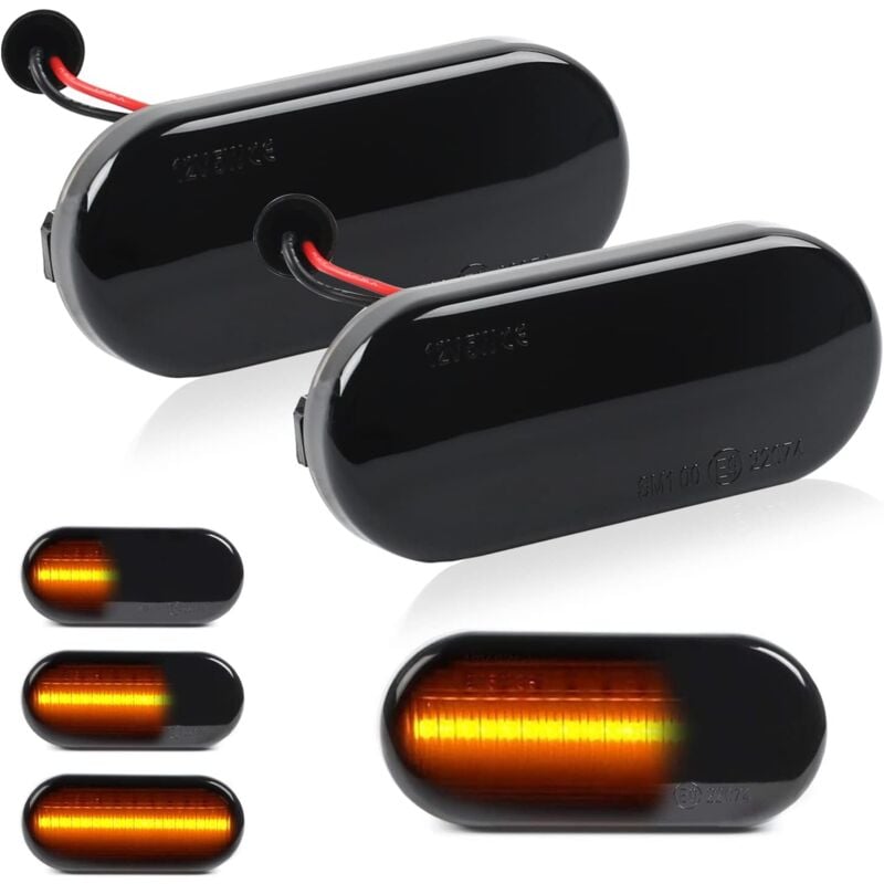 foto del prodotto gotrays luce di segnalazione dinamica, luci di posizione laterali a led sostitutive per golf 3, polo, vw, t5, sharan, passat 14805294
