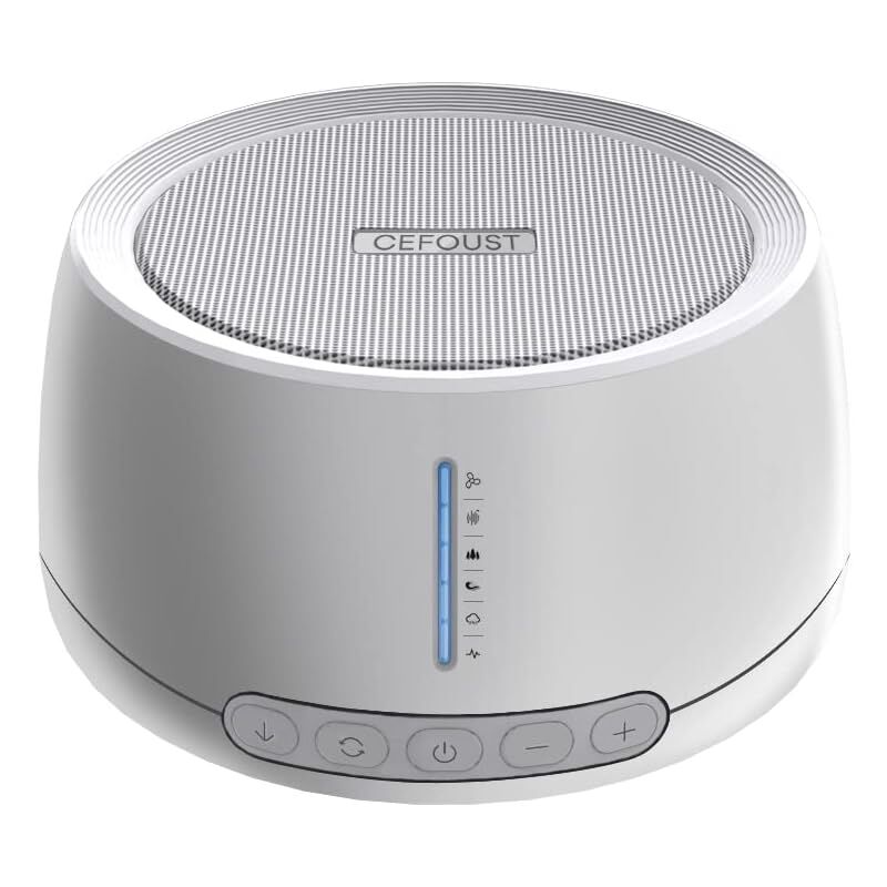 foto del prodotto gotrays macchina per rumore bianco, macchina per rumore portatile con 30 suoni rilassanti ad alta fedelt , timer di spegnimento automatico, 36