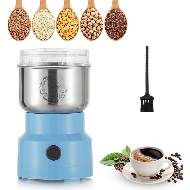 foto del prodotto gotrays macinacaff multifunzione 200w 14500rpm macinacaff ultra fine macchina per caff , macinacaff elettrico portatile da 300 ml, acciaio