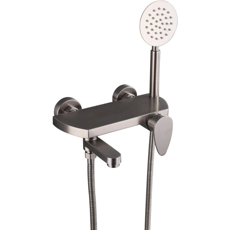 foto del prodotto gotrays miscelatori per vasca da bagno a parete rubinetti per vasca con doccetta miscelatore monocomando per vasca con supporto a parete sistema