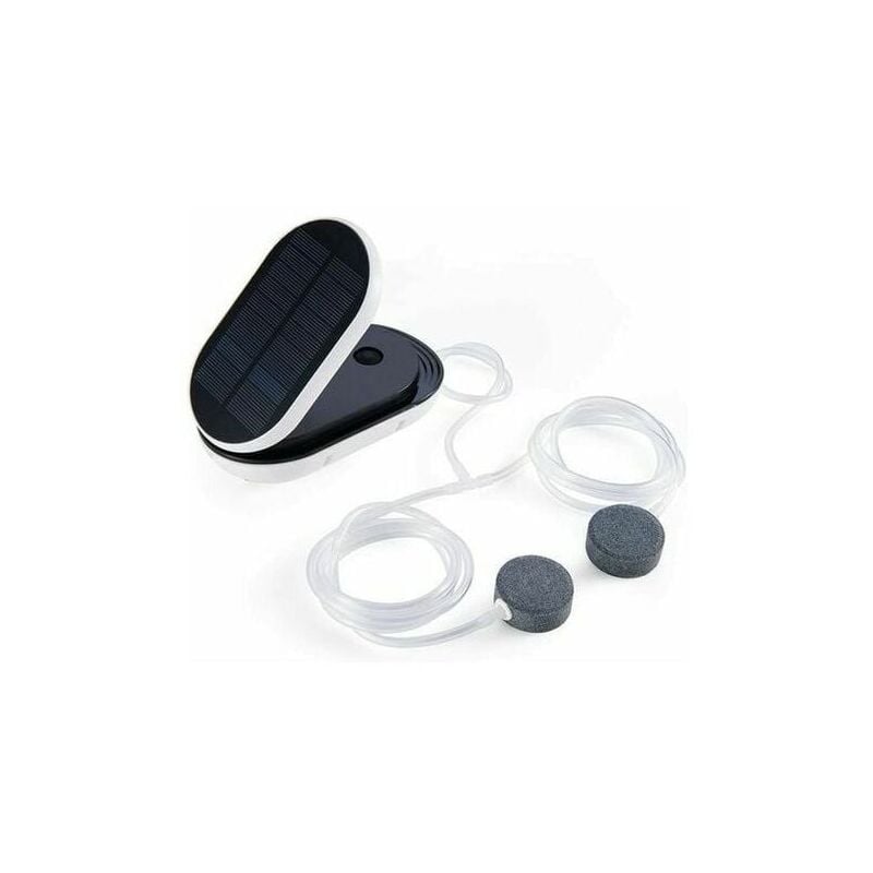 foto del prodotto gotrays nuovo sistema di ossigenazione ad energia solare per la pesca all aperto. pu essere utilizzato anche per aerare stagni da giardino,