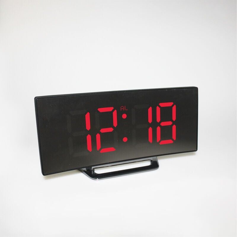 foto del prodotto gotrays orologio elettronico creativo con superficie grande schermo led rosso