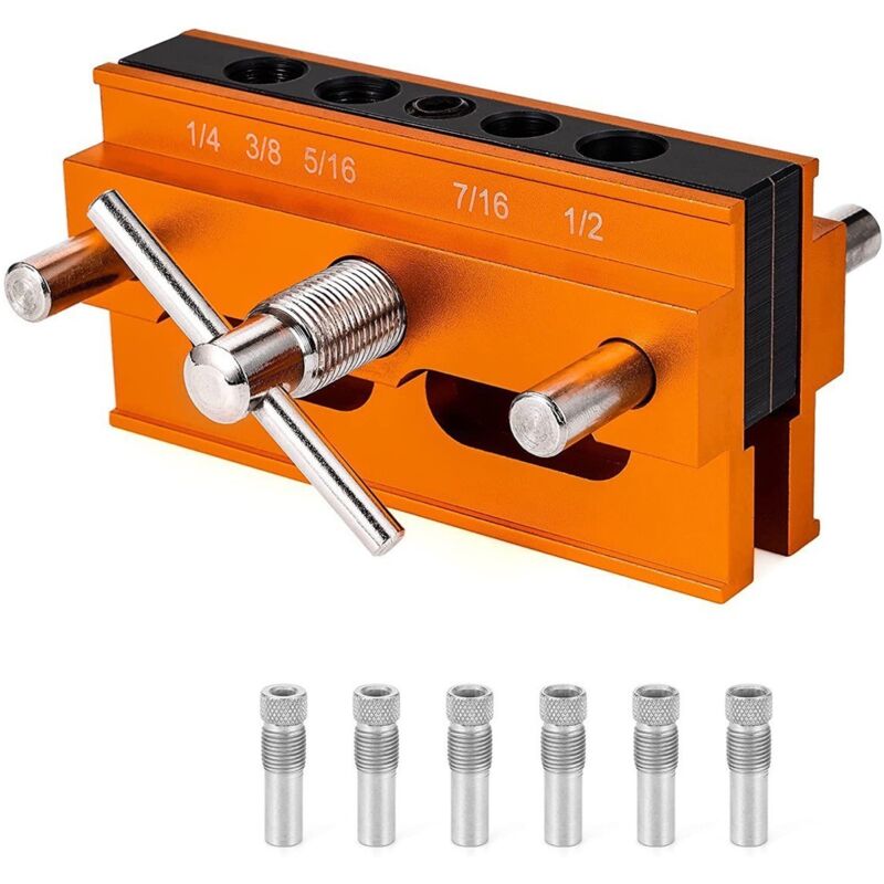 foto del prodotto gotrays pezzo di guida per foratura, guida per foratura, kit di guida per foratura cerniera, kit di guida per fori tascabili obliqui
