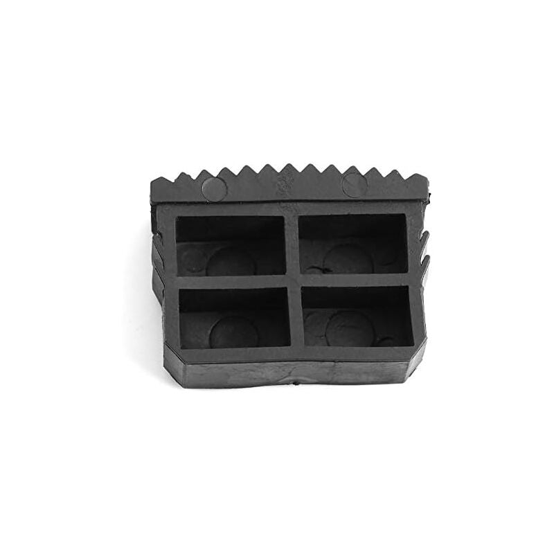 foto del prodotto gotrays piedini in gomma antiscivolo per scaletta, piedini di ricambio per gradini, tappetino di sicurezza, suola di sicurezza, nero, 2 pezzi