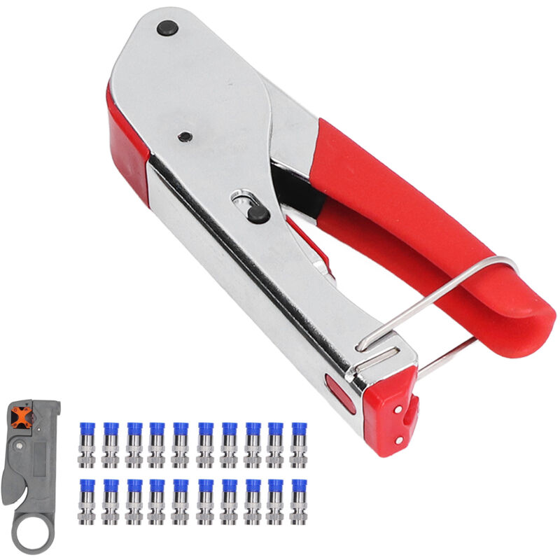 foto del prodotto gotrays pinza per crimpatura, spelafili, pinza per crimpatura, kit di utensili per spelatura, 1kt 52l20