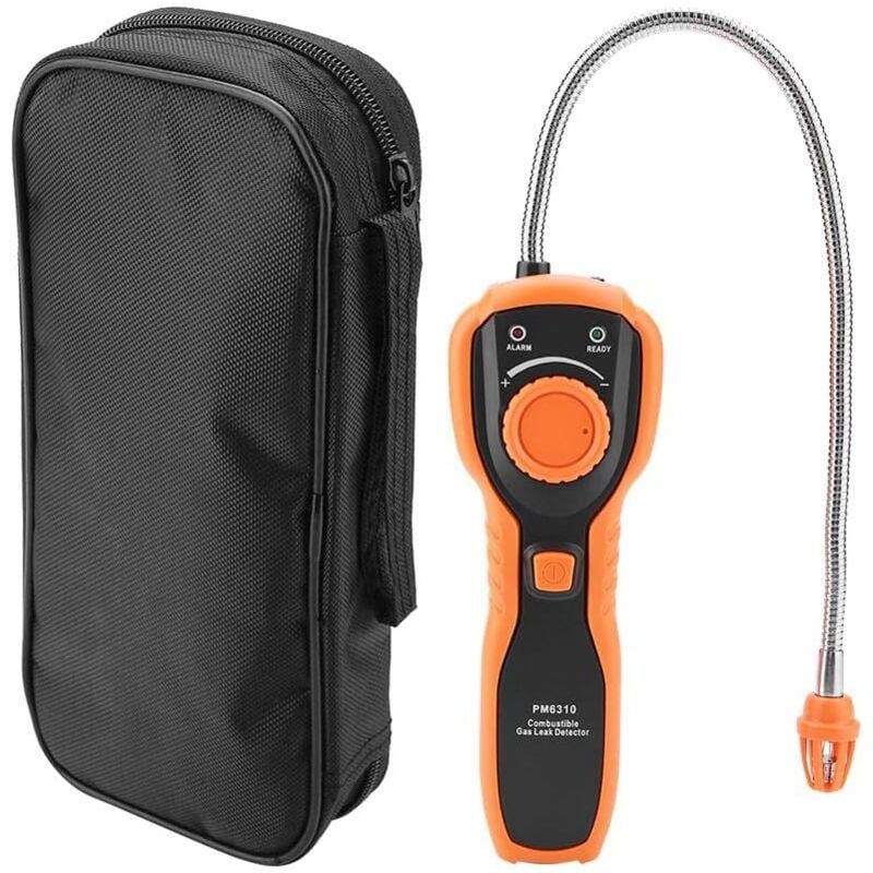 foto del prodotto gotrays rilevatore di gas, pm6310 rilevatore di perdite di gas combustibili portatile ad alta precisione, analizzatore di perdite di gas naturale