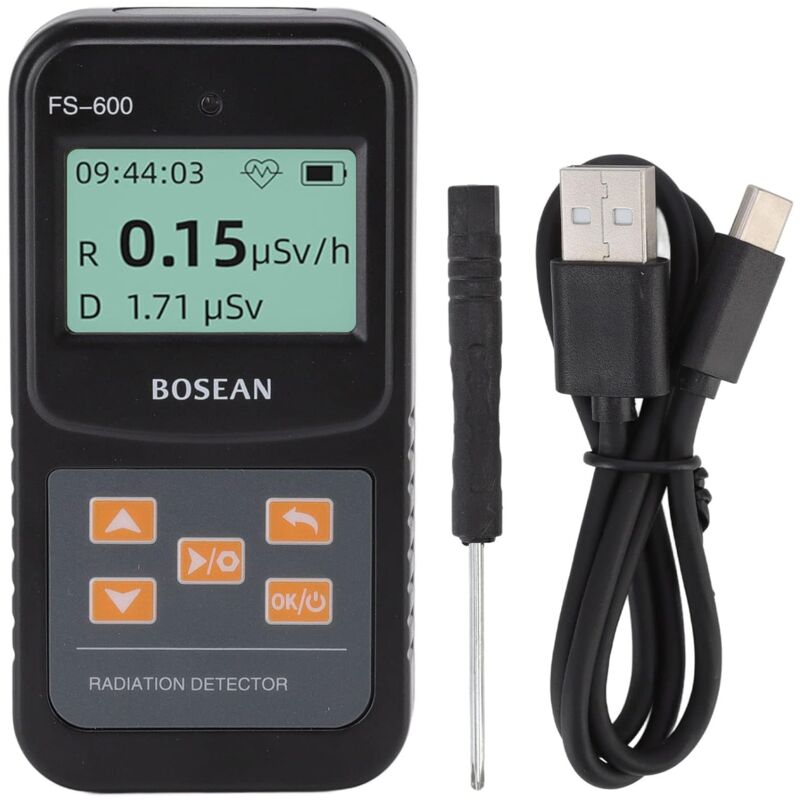 foto del prodotto gotrays rilevatore di radiazioni nucleari contatore geiger tester portatile misuratore geiger, alta sensibilit nucleare 2 modalit di