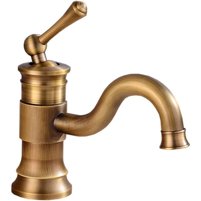 foto del prodotto gotrays rubinetti per lavabo rubinetto per bagno in ottone con miscelatore vintage miscelatore per vasca da bagno caldo e freddo da montare sul