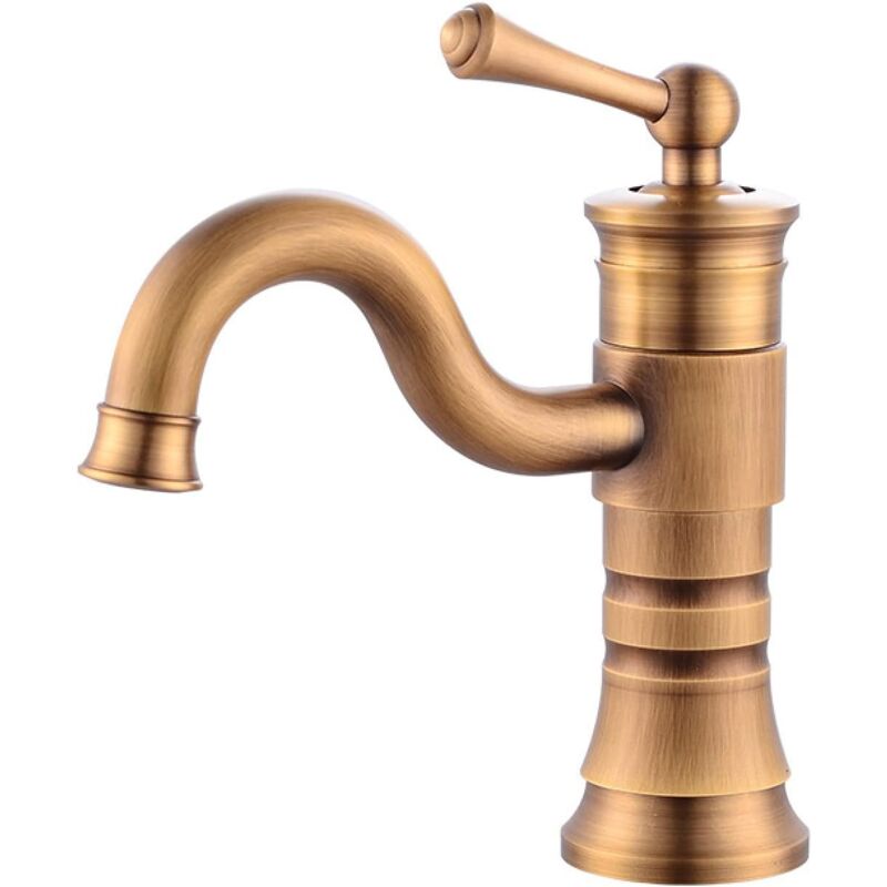 foto del prodotto gotrays rubinetti per lavabo rubinetto per bagno in ottone con miscelatore vintage miscelatore per vasca da bagno caldo e freddo da montare sul
