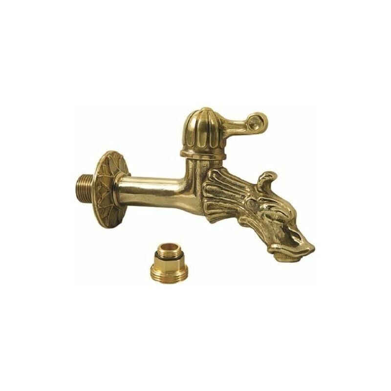 foto del prodotto gotrays rubinetto per fontana a forma di testa di drago in ottone