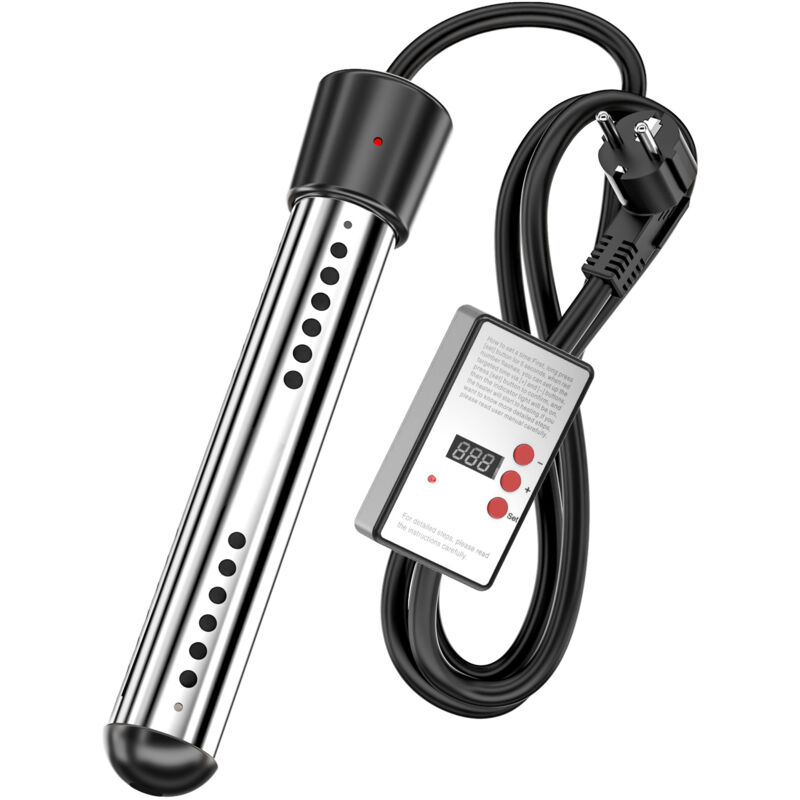immagine 0 del prodotto gotrays scaldabagno elettrico da 1500 w con tensione di immersione, scaldabagno per piscina, scaldabagno portatile, adatto per stagni, secchi