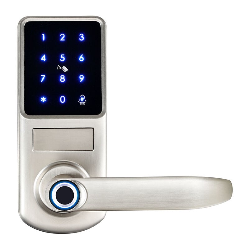 foto del prodotto gotrays serratura elettronica per impronte digitali con sblocco remoto tramite app, tastiera digitale sicura per la sicurezza di casa e hotel,
