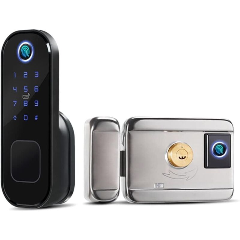 immagine 0 del prodotto gotrays serratura elettronica per porta serratura esterna a doppio lato tuya app tuya codice di accesso carta rfid serratura frontale senza chiave