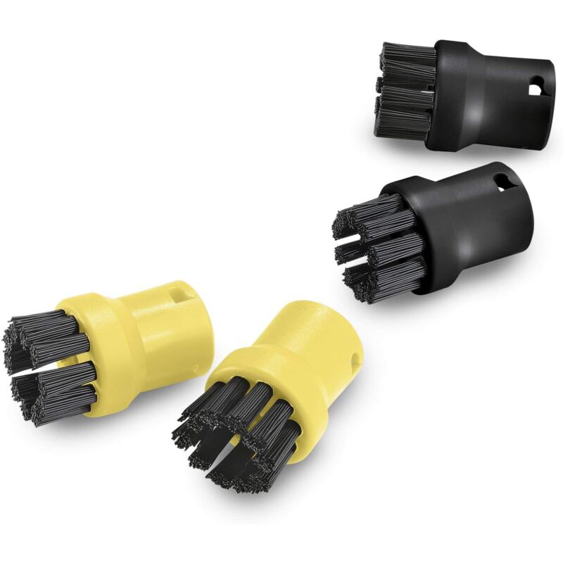 foto del prodotto gotrays set di 4 accessori spazzola rotonda per pulitori a vapore