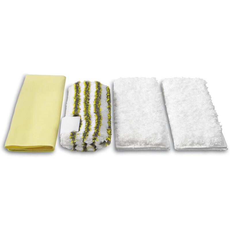 foto del prodotto gotrays set di 4 panni in microfibra per la pulizia del bagno, accessori per pulitori a vapore easy fix