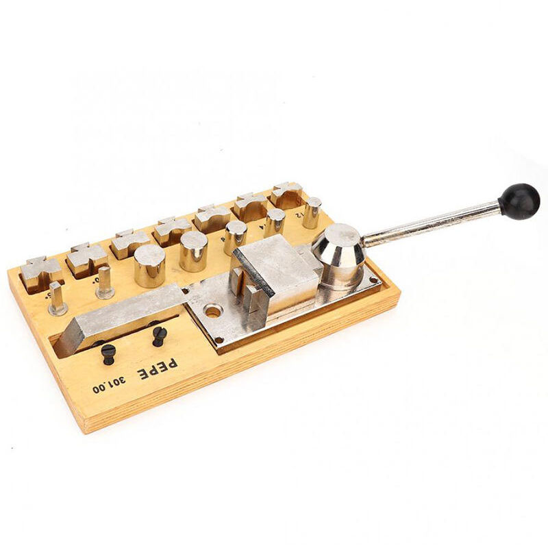 foto del prodotto gotrays set di utensili per piegare gli anelli, utensile multifunzione per piegare anelli e orecchini, piegatore per anelli in metallo