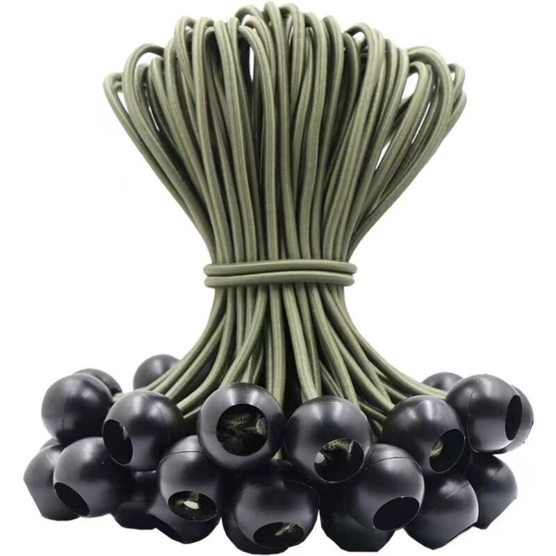 foto del prodotto gotrays stringicorda elasticoelastico, 50 pezzi di corda con coulisse, coulisse per tende da esterno, coulisse per tende, tendoni, campeggio,