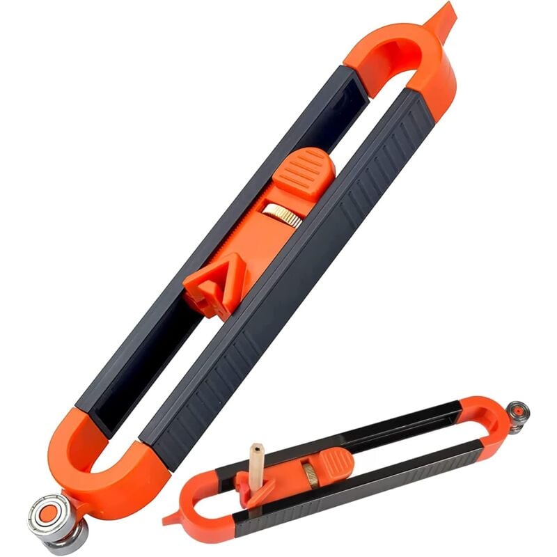 foto del prodotto gotrays strumento per tracciare contorni, strumento per tracciare contorni di precisione, tracciare contorni con blocco casseforme per