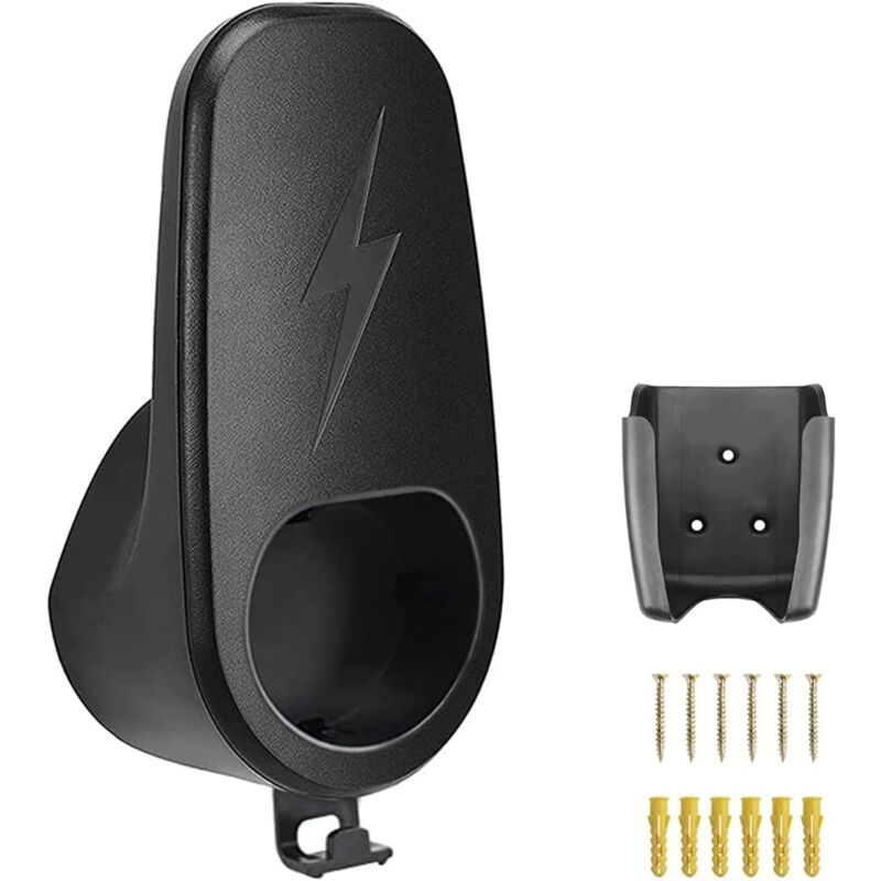 foto del prodotto gotrays supporto per caricabatterie ev, organizzatore per cavi di ricarica di tipo 2, supporto per cavi per auto ev, supporto da parete per motore