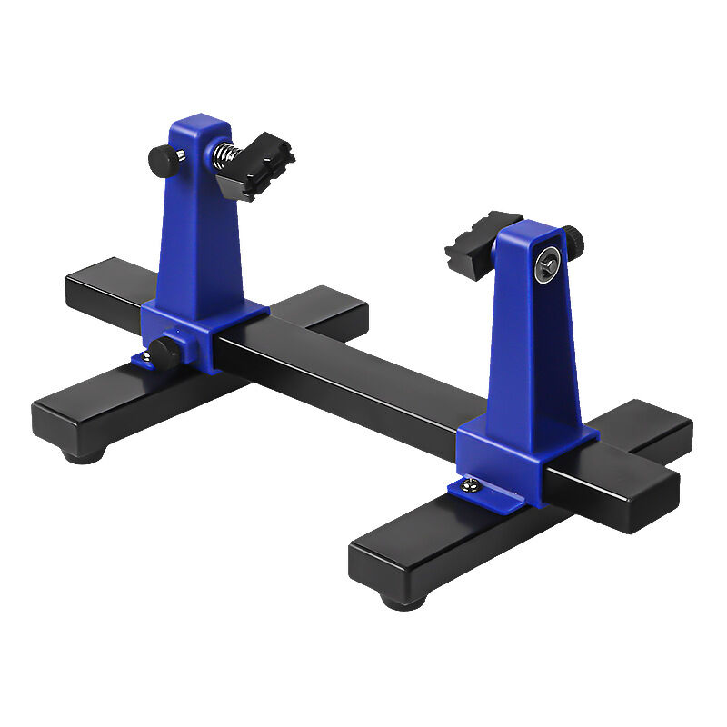 foto del prodotto gotrays supporto per pcb regolabile in 2 pezzi, clip per supporto pcb, telaio per supporto per circuito stampato girevole a 360 , strumento di