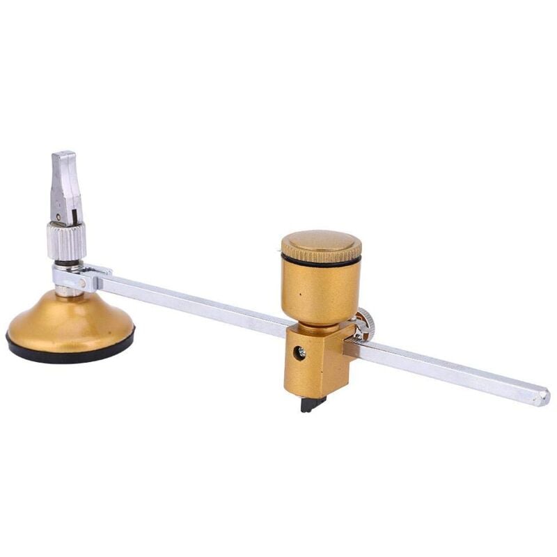 foto del prodotto gotrays tagliapiastrelle in vetro rotondo regolabile da 60 cm 23,6 pollici di diametro, utensile compatto per il taglio del vetro rotondo con