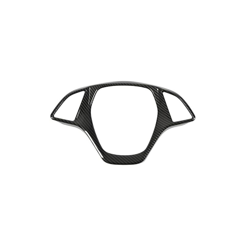 foto del prodotto gotrays telaio coprivolante, telaio coprivolante in fibra di carbonio, superficie liscia, tocco confortevole, sostituzione per corvette c7 2014 2019